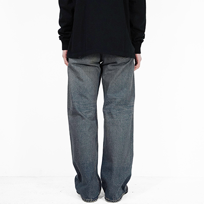 DAIRIKU [ "Straight" Denim Pants ] Mud Indigo