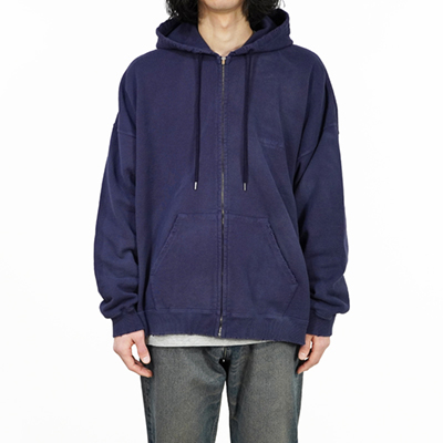 DAIRIKU [ "Water-repellent" Zip Up Hoodie ] Vintage Purple