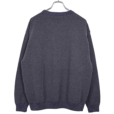 crepuscule [ Light Moss Stitch L/S Sweat ] INDIGO