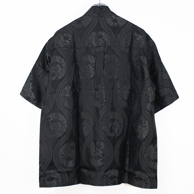 Sasquatchfabrix. [ "ORIENTAL DRAGON" HAORI SHIRT ] BLACK | ロイド・エフダブリュー