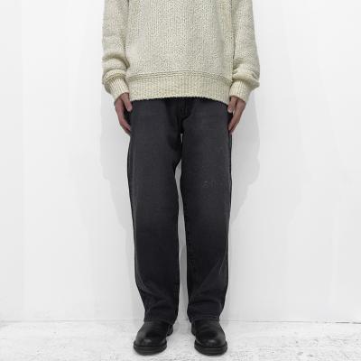 URU [ COTTON DENIM 5 POCKET PANTS ] BLACK