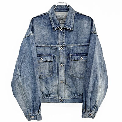 refomed [ OLD MAN DENIM JACKET "USED" ] USED WASH