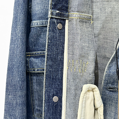 refomed [ OLD MAN DENIM JACKET "USED" ] USED WASH