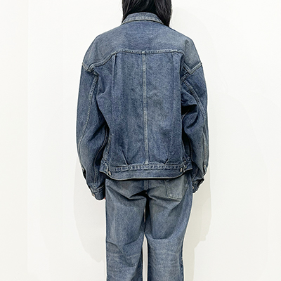 refomed [ OLD MAN DENIM JACKET "USED" ] USED WASH