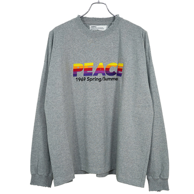 DAIRIKU [ "PEACE" Vintage Long Sleeve Tee ]