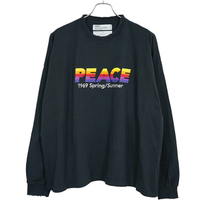 DAIRIKU [ "PEACE" Vintage Long Sleeve Tee ]