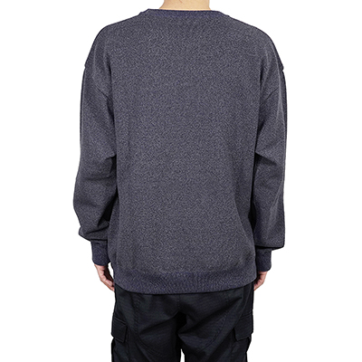 crepuscule [ Light Moss Stitch L/S Sweat ] INDIGO