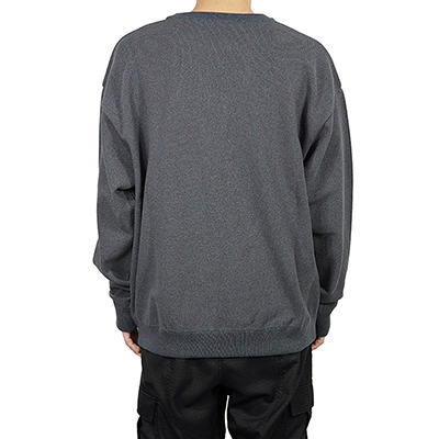 crepuscule [ Light Moss Stitch L/S Sweat ] BLUE×BRICK