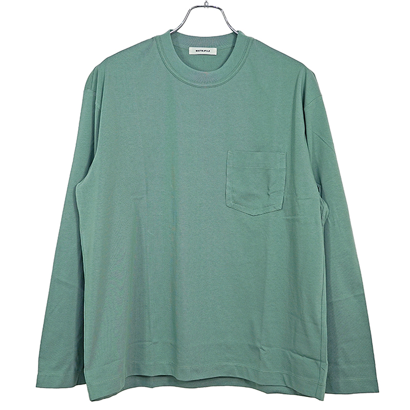 MATSUFUJI [ Long Sleeve Pocket T-shirt ] GREEN
