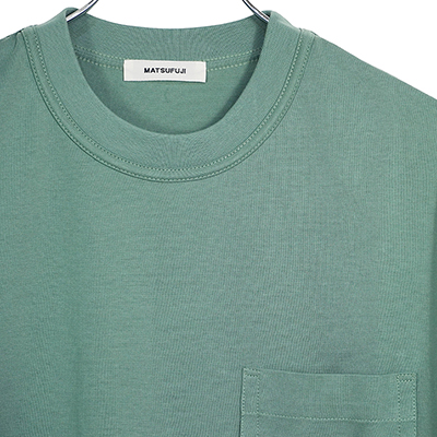 MATSUFUJI [ Long Sleeve Pocket T-shirt ] GREEN