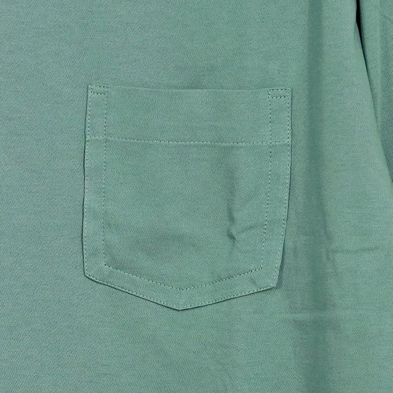 MATSUFUJI [ Long Sleeve Pocket T-shirt ] GREEN