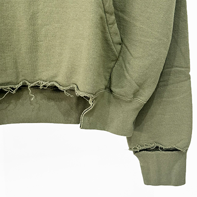 UNUSED [ US2406 (Sweat hoodie) ] OLIVE