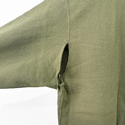 UNUSED [ US2406 (Sweat hoodie) ] OLIVE