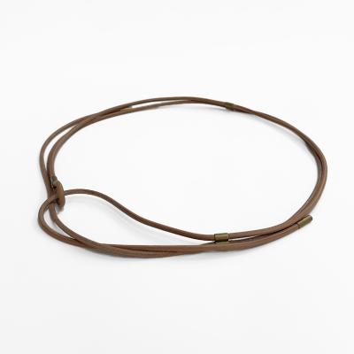UNUSED [ UH0620 (Leather belt) ] CAMEL