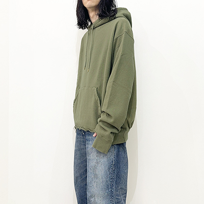 UNUSED [ US2406 (Sweat hoodie) ] OLIVE