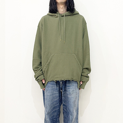 UNUSED [ US2406 (Sweat hoodie) ] OLIVE