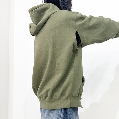 UNUSED [ US2406 (Sweat hoodie) ] OLIVE