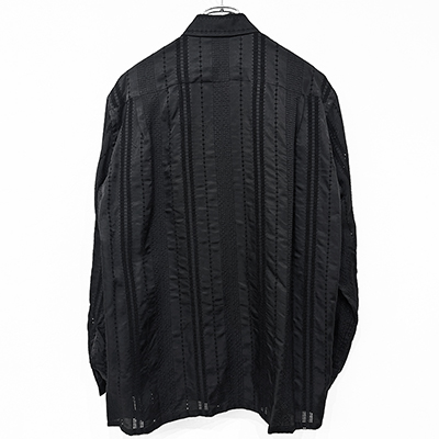 URU [ CUPRA REGULAR COLLAR L/S SHIRTS ] BLACK