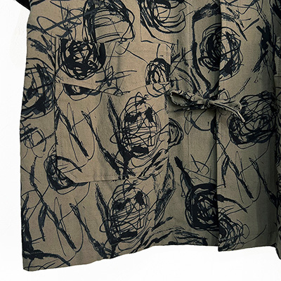 Sasquatchfabrix. [ FLOWER SKETCH H/S SLEEPING SHIRT ] BROWN