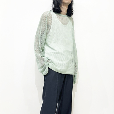 URU [ CREW NECK KNIT ] MINT