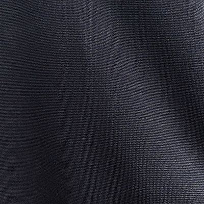 MATSUFUJI [ Melange Rib Semi-flare Trousers ] NAVY