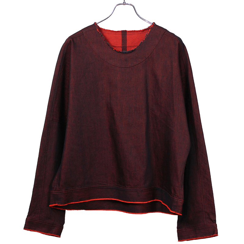 YANTOR [ Denim Cut off Pullover ] | ロイド・エフダブリュー (LLOYD FW)