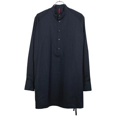 YANTOR [ Torowool Long Shirts ] NAVY