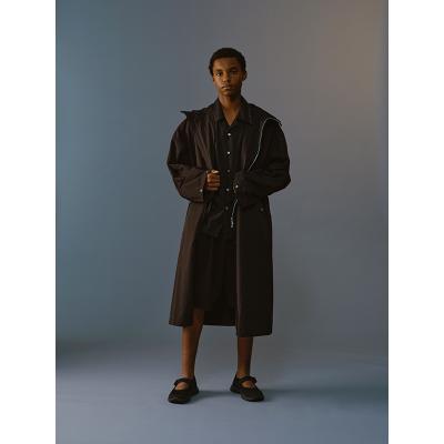 MATSUFUJI [ Uneven Twill Short Trousers ] BLACK