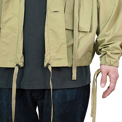 UNUSED [ US2167 (Nylon pocket jacket) ] BEIGE