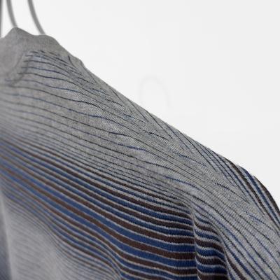UNUSED [ US2485 (Long sleeve border T-shirt) ] GRAY×BLUE