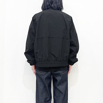 MATSUFUJI [ Stand Collar Nylon Jacket ] BLACK