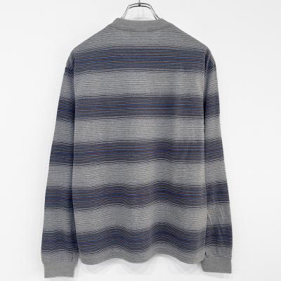 UNUSED [ US2485 (Long sleeve border T-shirt) ] GRAY×BLUE