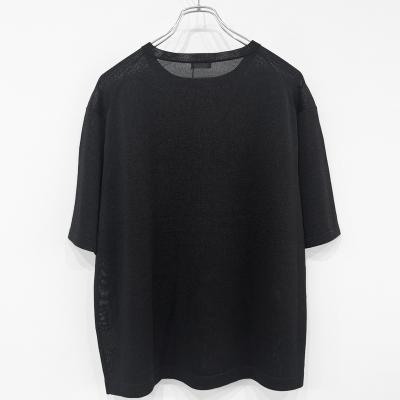 crepuscule [ Washi Knit T-Shirt ] BLACK