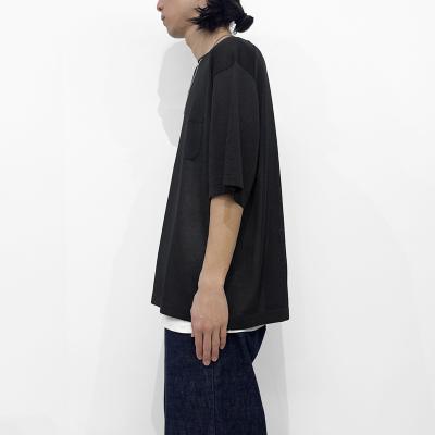 crepuscule [ Washi Knit T-Shirt ] BLACK