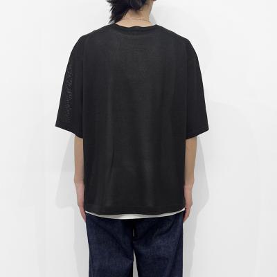 crepuscule [ Washi Knit T-Shirt ] BLACK