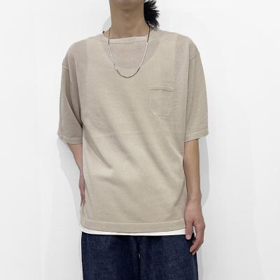 crepuscule [ Washi Knit T-Shirt ] OATMEAL