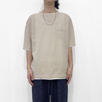 crepuscule [ Washi Knit T-Shirt ] OATMEAL