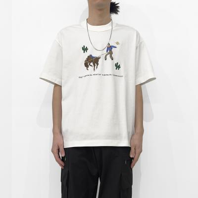 MATSUFUJI [ Embroidery Short Sleeve T-shirt ] OFF