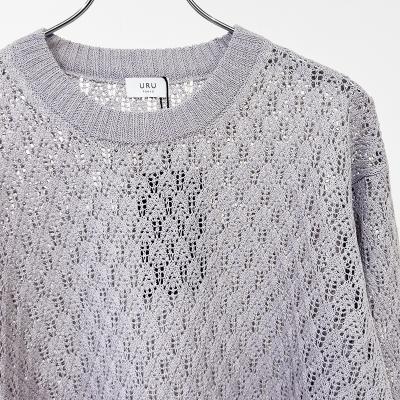URU [ CREW NECK KNIT ] IVORY