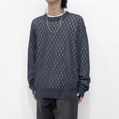 URU [ CREW NECK KNIT ] GRAY