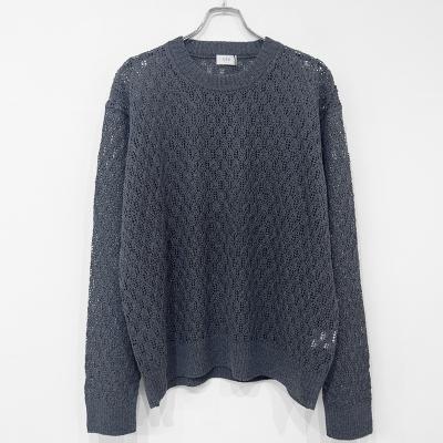 URU [ CREW NECK KNIT ] GRAY