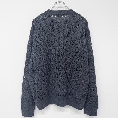URU [ CREW NECK KNIT ] GRAY