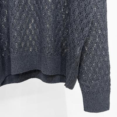 URU [ CREW NECK KNIT ] GRAY