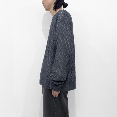 URU [ CREW NECK KNIT ] GRAY