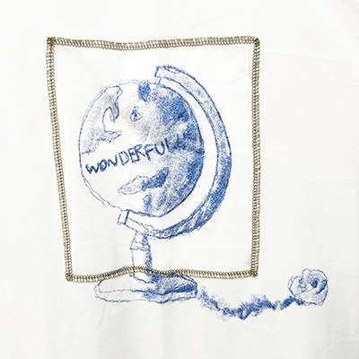 SHINYAKOZUKA [ WONDERFUL WORLD ] WHITE*METALLIC BLUE