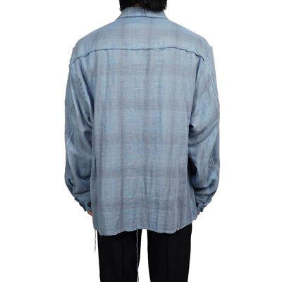 DAIRIKU [ Double Gauze Check Fatigue Jacket ] Sky | ロイド・エフ