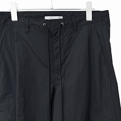 UNUSED [ UW1120 (Nylon wide pants) ] BLACK