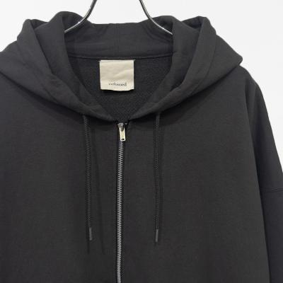 refomed [ "KINCHAKU" ZIPUP HOODIE ] CHARCOAL