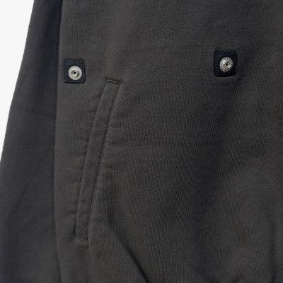 refomed [ "KINCHAKU" ZIPUP HOODIE ] CHARCOAL