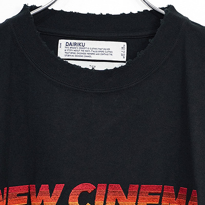 DAIRIKU [ "NEW CINEMA" Tee ] Black